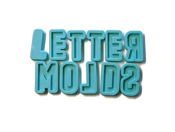 Generic Letter Resin Molds Set Resin Casting Moulds