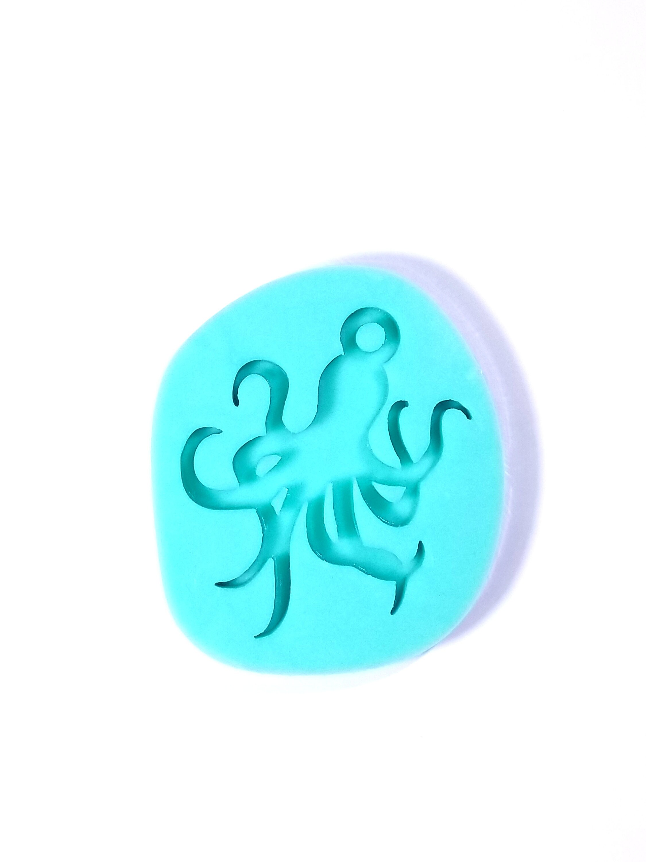 Octopus Keychain Mold Ocean Sea Pendant Shiny Mold for Resin Jewelry …