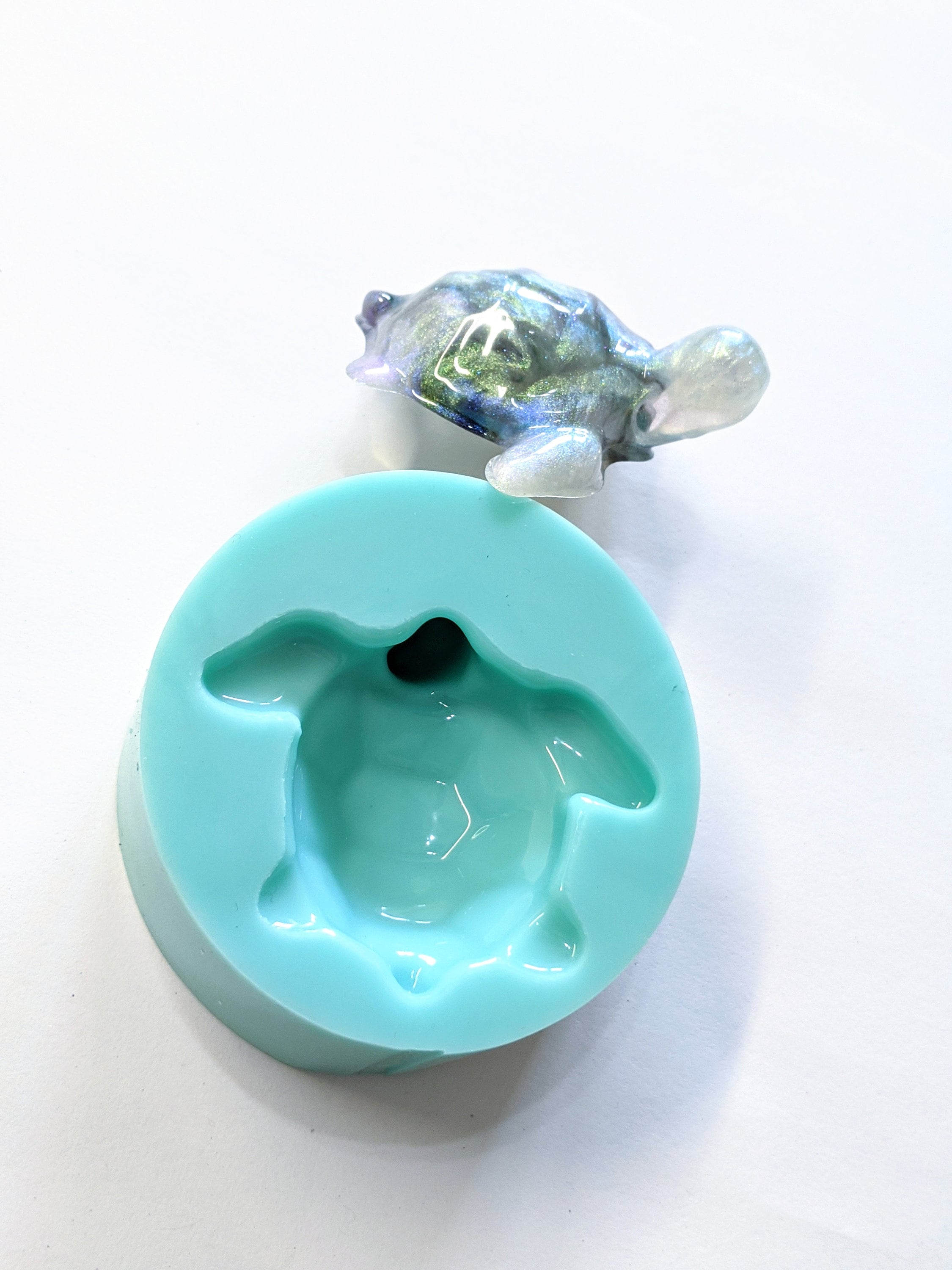 Tartaruga Ninbo fai da te stampo in silicone Mold 3D per ciondolo in resina gioielli torte strumento 
