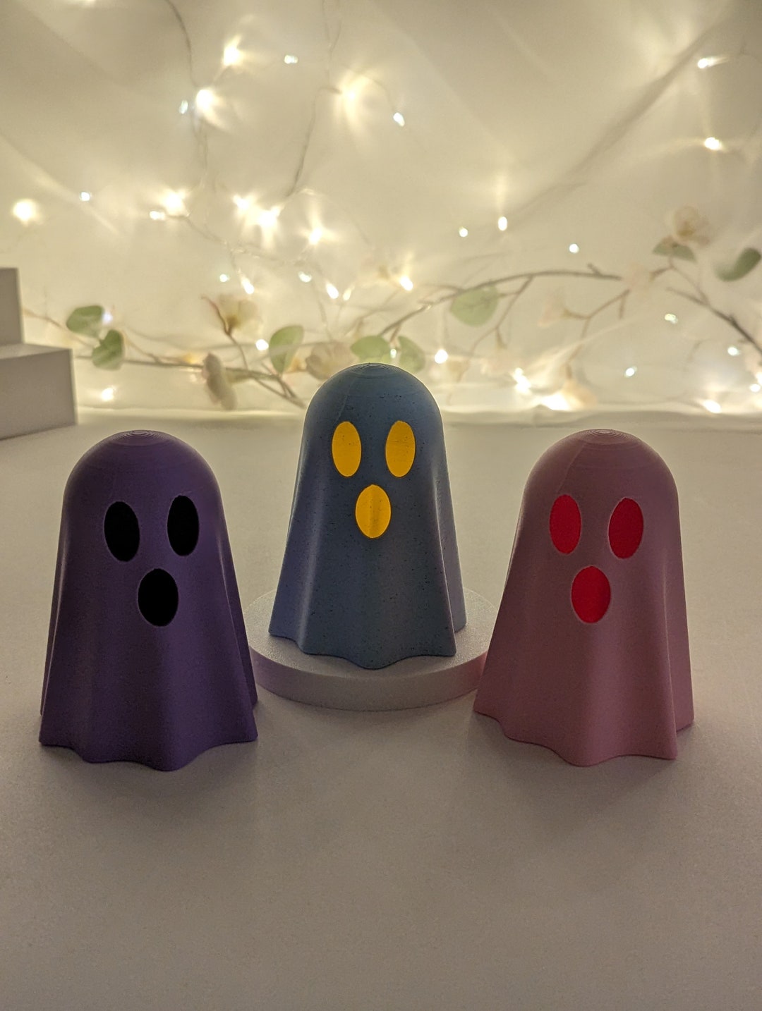 Spooky Tealight Ghost Desk Toy 3D Printed Light up Ghosts Etsy