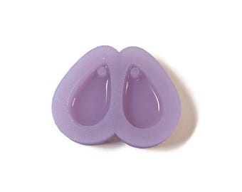 Teardrop Earring Resin Mold, Unique Resin Mold, UV Resin Jewelry Mold, Silicone Epoxy Resin Mold, Mini Resin Earring Mold