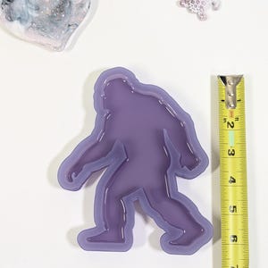 Bigfoot Harzform - gewölbte Abschlusssilikonform für Harz - Sasquatchform Large - 6 inches