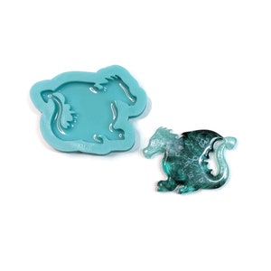 Domed Dragon Resin Mold - Unique Fantasy Theme Silicone Mold For Resin by Resin Queen Shop