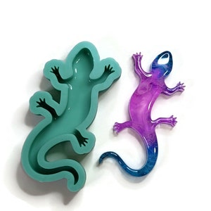 Glossy Lizard Resin Mold - Domed Finish Straight out of the Mold! Made from Premium Platinum Silicone by Resin Queen Shop