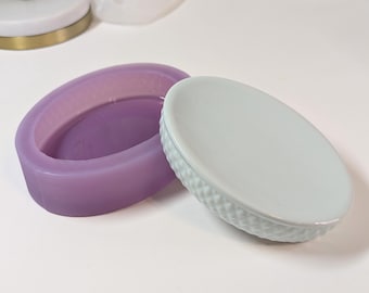 Oval Soap Dish Mold - Mold for Resin, Gypsum Concrete Eco Resin and Resin Crete - Made from Platinum Cure Silicone by Resin Queen Shop