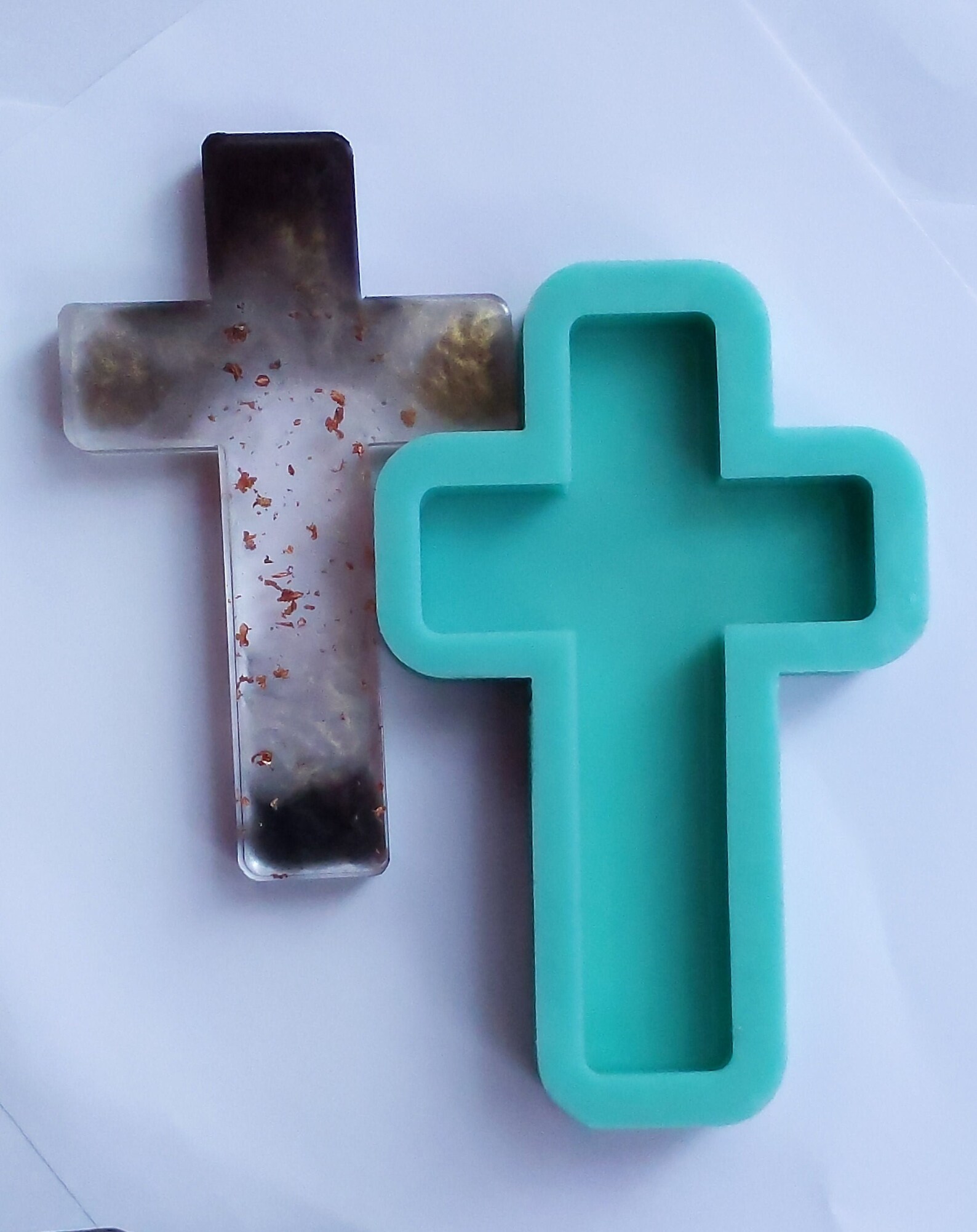 Deep Cross Resin Mold Christian Cross Silicone Mold For Resin Etsy