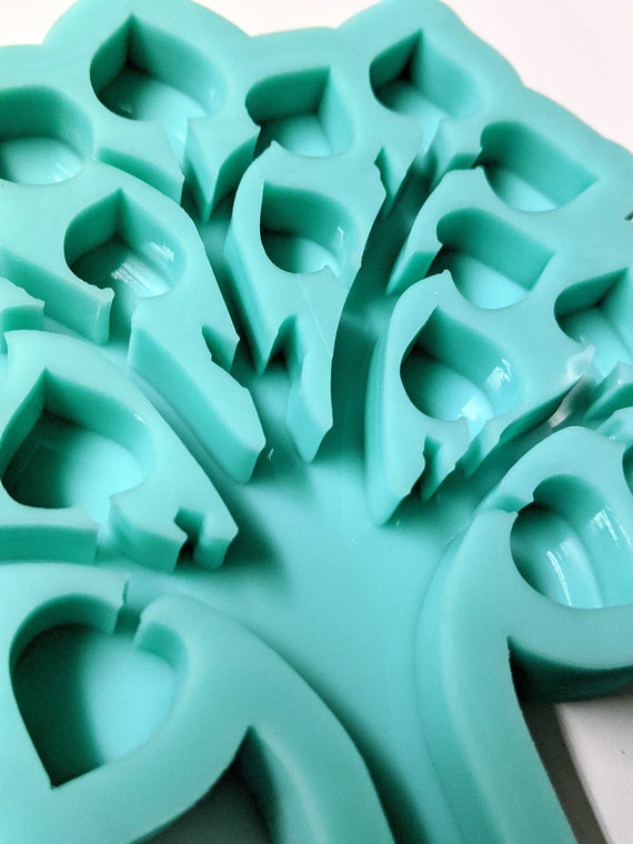 Life Tree - Moldes de jabón de silicona para manualidades, molde de  Longzang hecho a mano (S424)