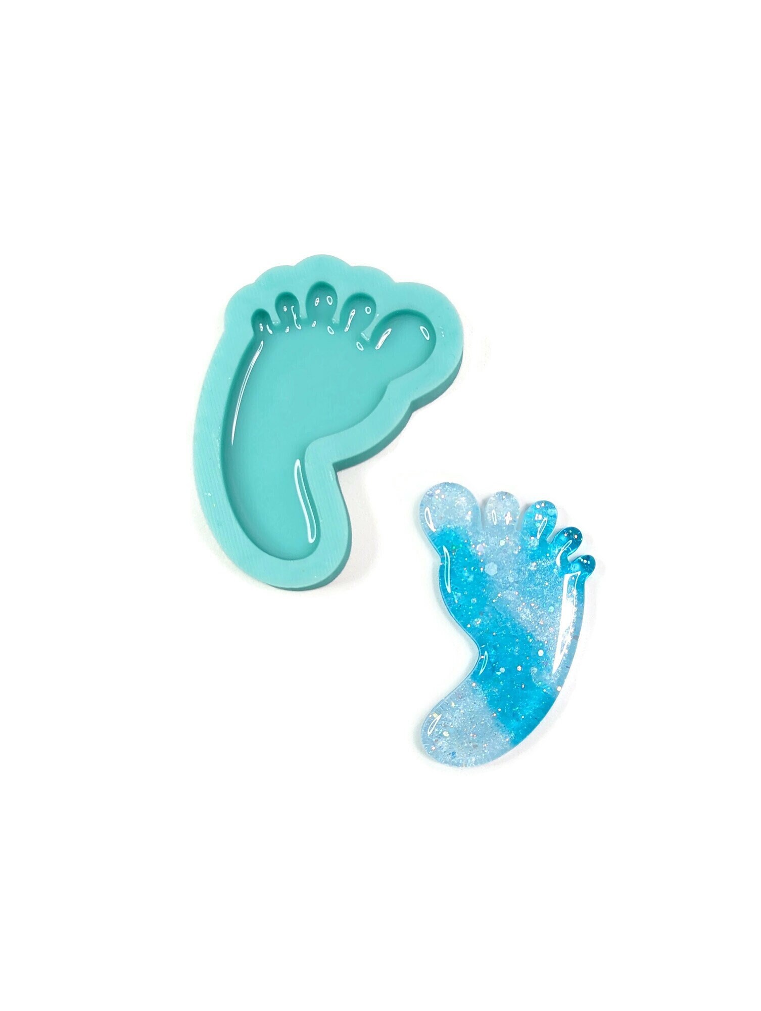 Diy Uv Epoxy Resin On The Anniversary Of Feet Love Resin Mold