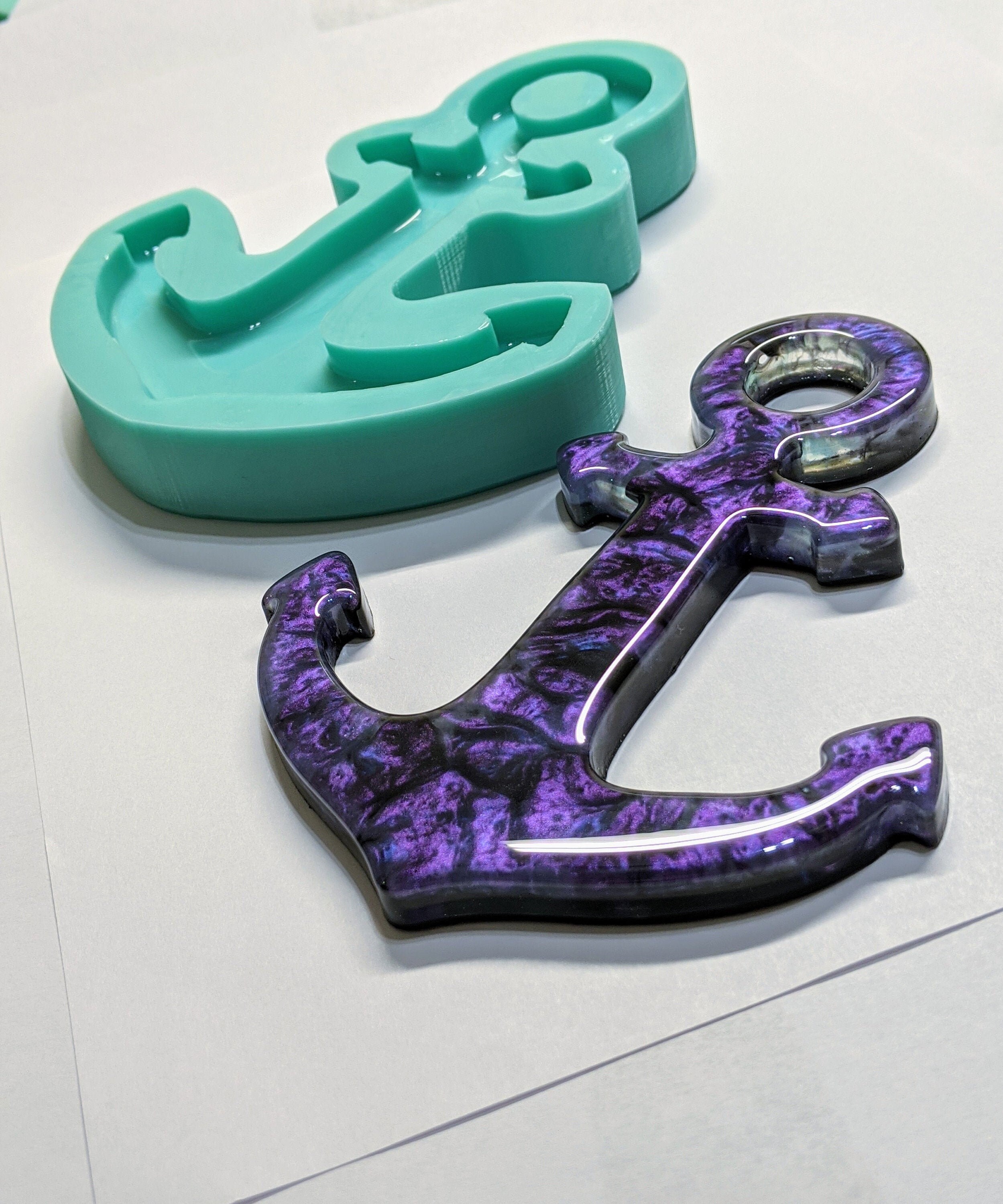 Large Anchor Resin Mold Wall Hang Resin Decor Resin Art Mold Etsy