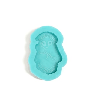 Invisible Illness Ghost Resin Mold - Magnet and Wax Melt Mold - Polymer Clay Push Mold - Engraved Mould for Epoxy Resin by ResinQueenShop