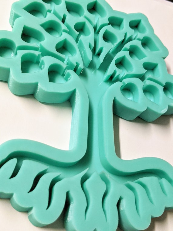 Life Tree - Moldes de jabón de silicona para manualidades, molde de  Longzang hecho a mano (S424)