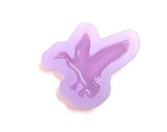 Molde de resina de pato volador - Molde de silicona de ganso para arte con resina