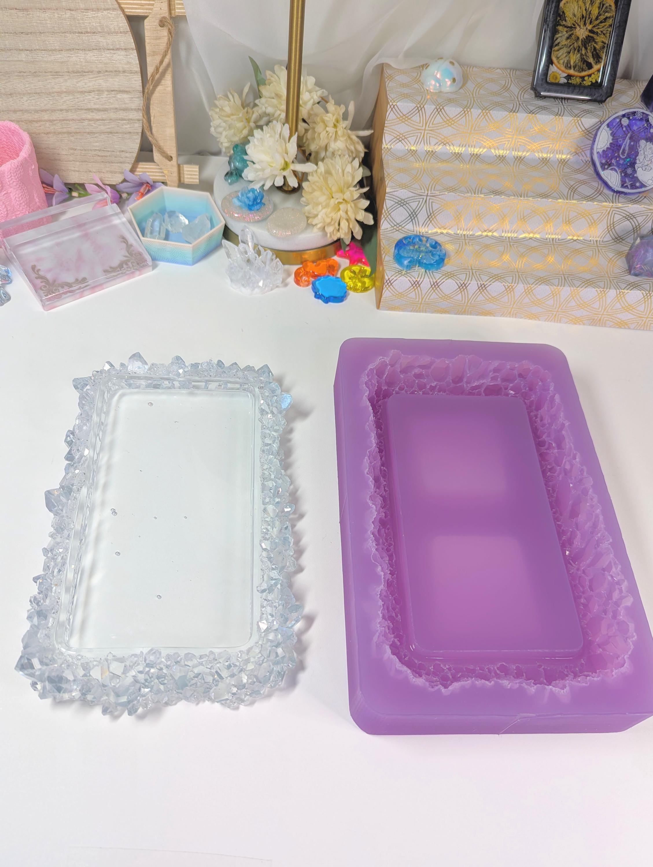 Crystal Cluster Silicone Mold,11 Styles Crystal Stone Resin Mold,homemade Crystal Epoxy Mold,glossy Crystal Resin Mold,geode Mold 240274