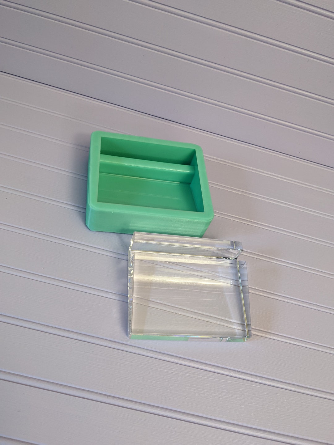 Business Card Holder Silicone Mold Works Great With Resin, Gypsum