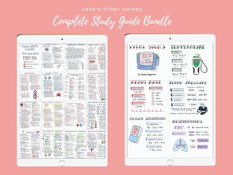 DIGITAL - Complete Study Guide Bundle for Nursing Students - Nursing Notes image 8