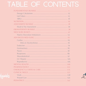 DIGITAL - Complete Study Guide Bundle for Nursing Students - Nursing Notes image 9