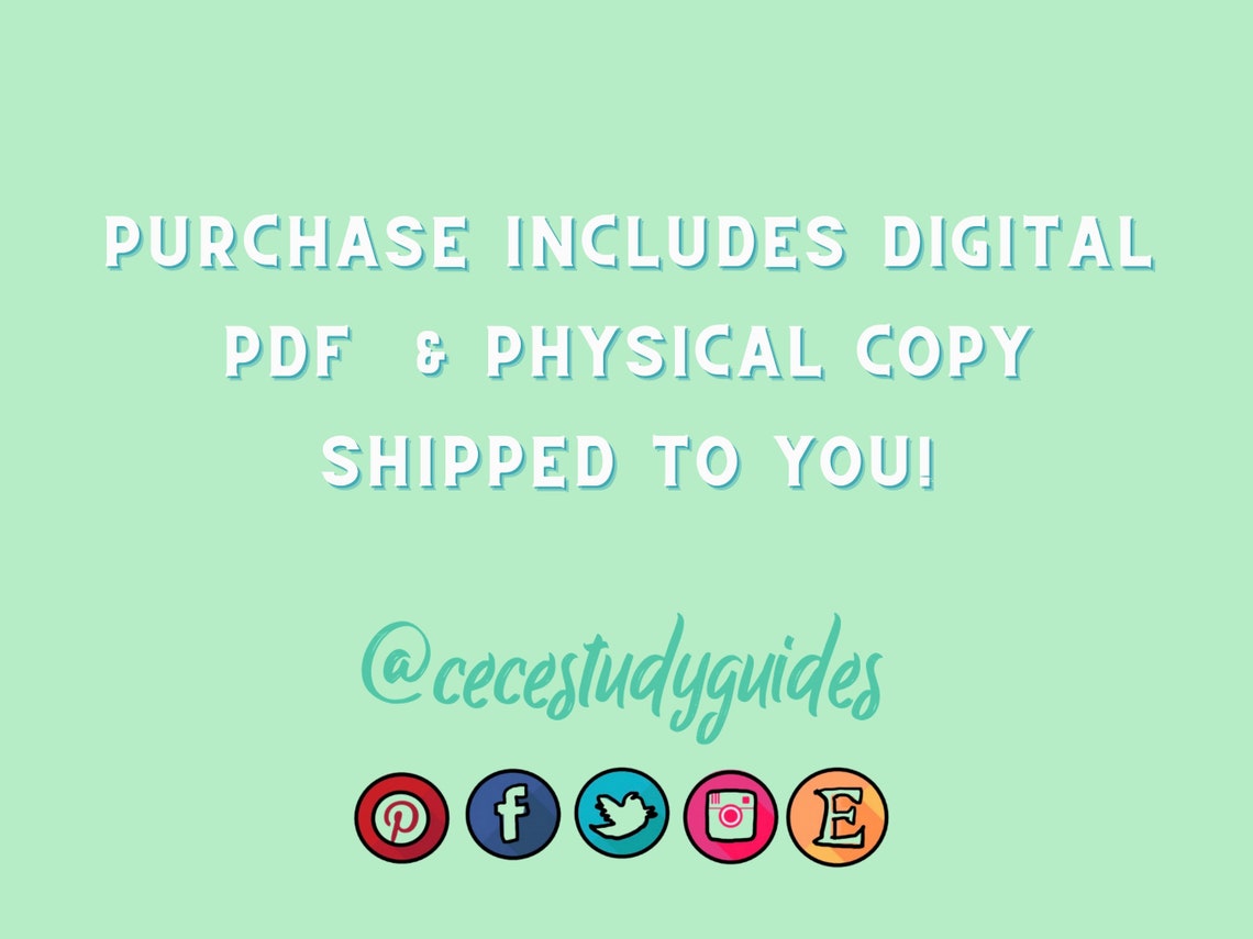 PRINTED DIGITAL Complete Nursing Study Guide Bundle | Etsy