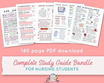 DIGITAL - Complete Study Guide Bundle for Nursing Students - Nursing Notes