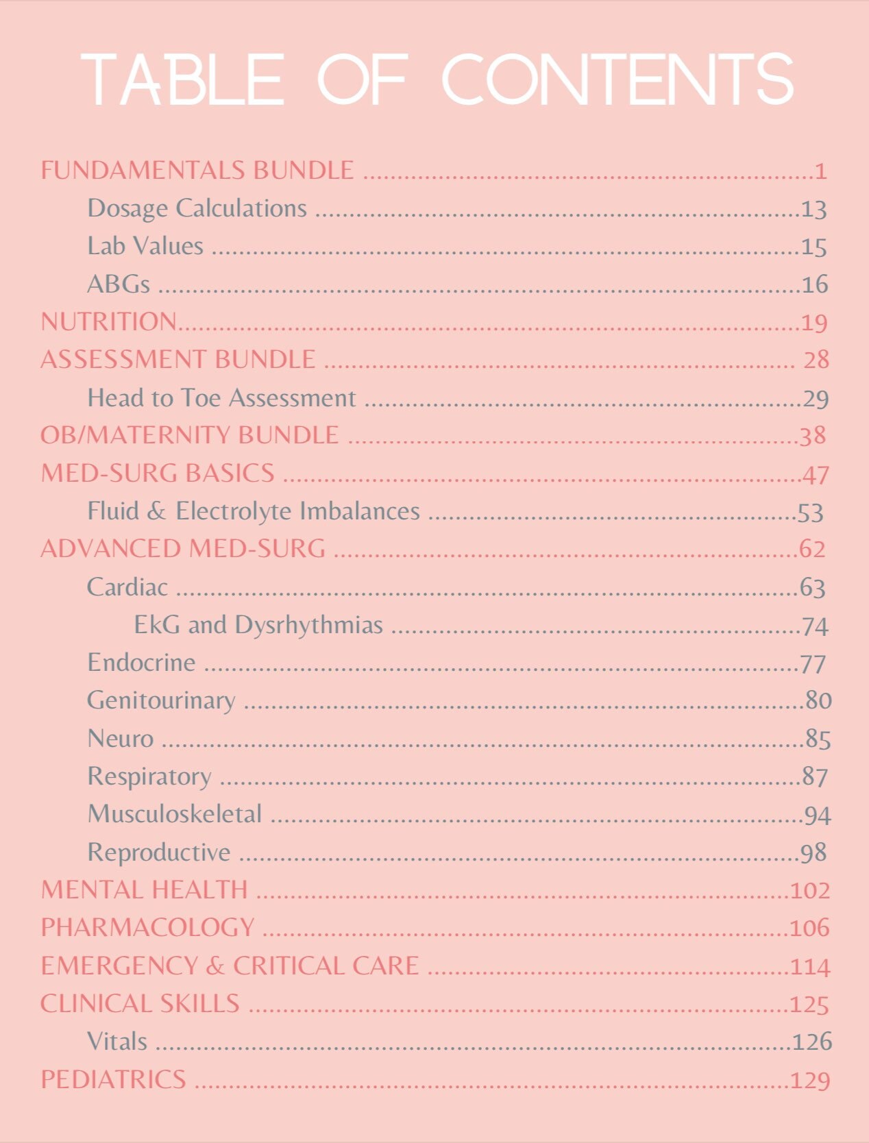 PRINTED DIGITAL Complete Nursing Study Guide Bundle Hard Copy PDF PRINTED DIGITAL Complete Nursing Study Guide Bundle Hard Copy PDF