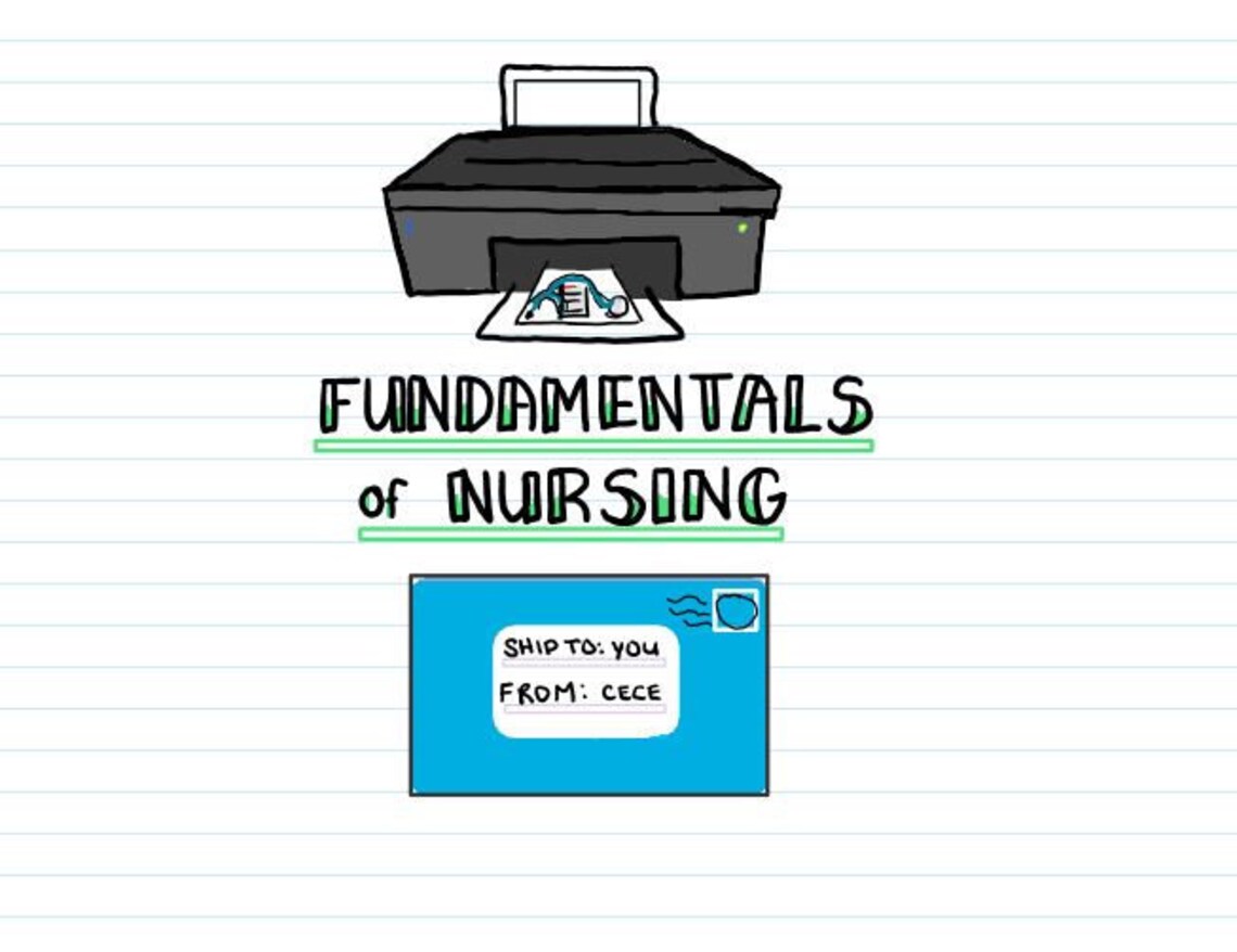 PRINTED Digital PDF Fundamentals of Nursing Bundle Etsy