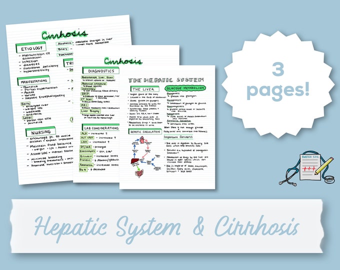 Hepatic System and Cirrhosis