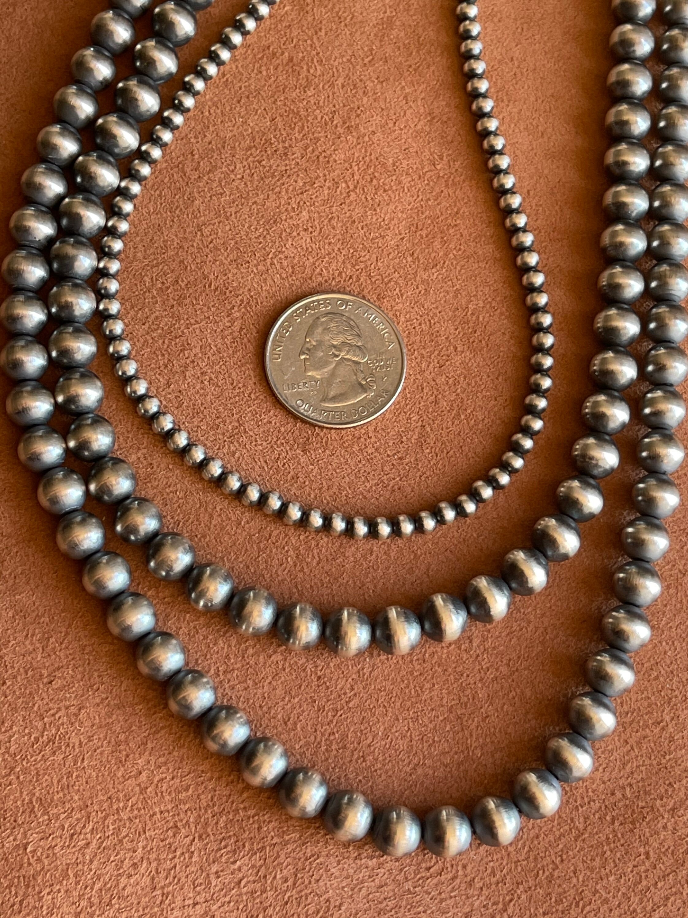 Sterling Silver Antique Finish Bead 
