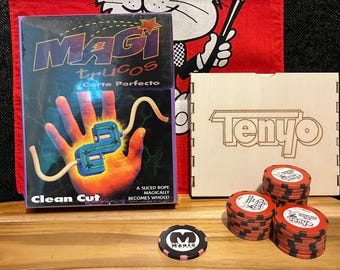 TENYO Magi Trucos | Clean Cut T-146 Scarce Spanish Edition | Magi Trucos Corte Perfecto | Sealed Vintage (NOS 1976)