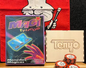 TENYO Magi Trucos | Soft Coin T-108 Scarce Spanish Edition | Magi Trucos Monedas Magicas | Sealed Vintage (NOS 1976)