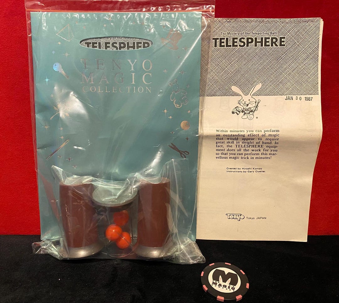 Telesphere Mask TENYO Magic Co. | Telesphere T-127 | Hiroshi Kondo 1987 | NEW - Etsy