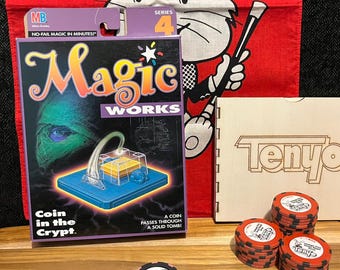 Milton Bradley - Vintage Milton Bradley Magic Works ~ Coin in the Crypt (1990s Collectible)