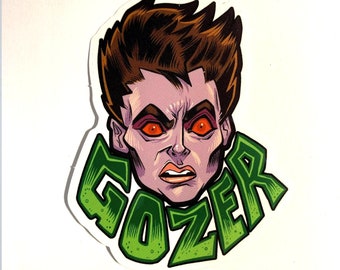 Gozer 3" Sticker | Ghost | Horror | Scifi