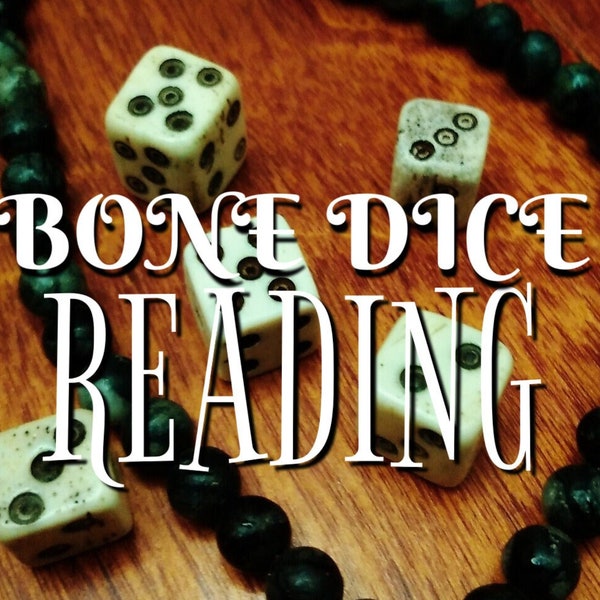 Bone Dice Reading: Cleromancy, Astragalomancy Divination Session