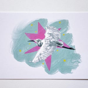 Egret Art Print