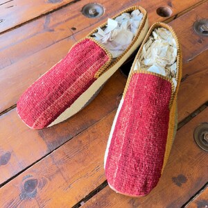SIZE 47 / US 14, All handmade  Kilim Shoes for men, Vintage Kilim shoes, Loafers Men shoes, Slip-on shoes men, Leather shoes men,