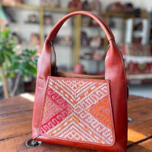 Kilim bag, leather bag, Kilim bags, Crossbody bag, Vintage Kilim and Genuine Leather, Vintage Kilim bag, Gift for her