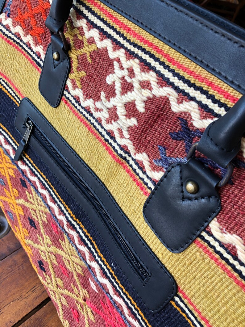 Kilim bag Kilim Traveler bag weekend bag Kilim tote bag | Etsy