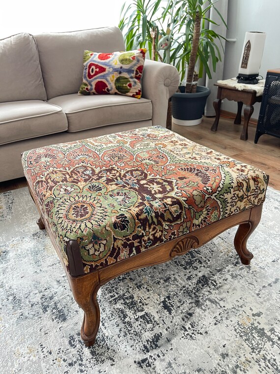 Vintage ottoman coffee online table