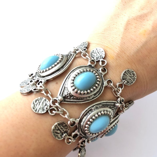 Tribal bracelet/Ethnic bracelet/Boho bracelet/Tribal jewelry/Ottoman bracelet/Antique bracelet/Bohemian bracelet/ Statement bracelet/