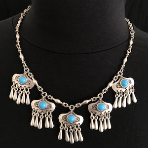 Tribal necklace/Ethnic necklace/Boho necklace/Tribal jewelry/Ottoman necklace/Antique necklace/Bohemian necklace/ Statement necklace/Bib