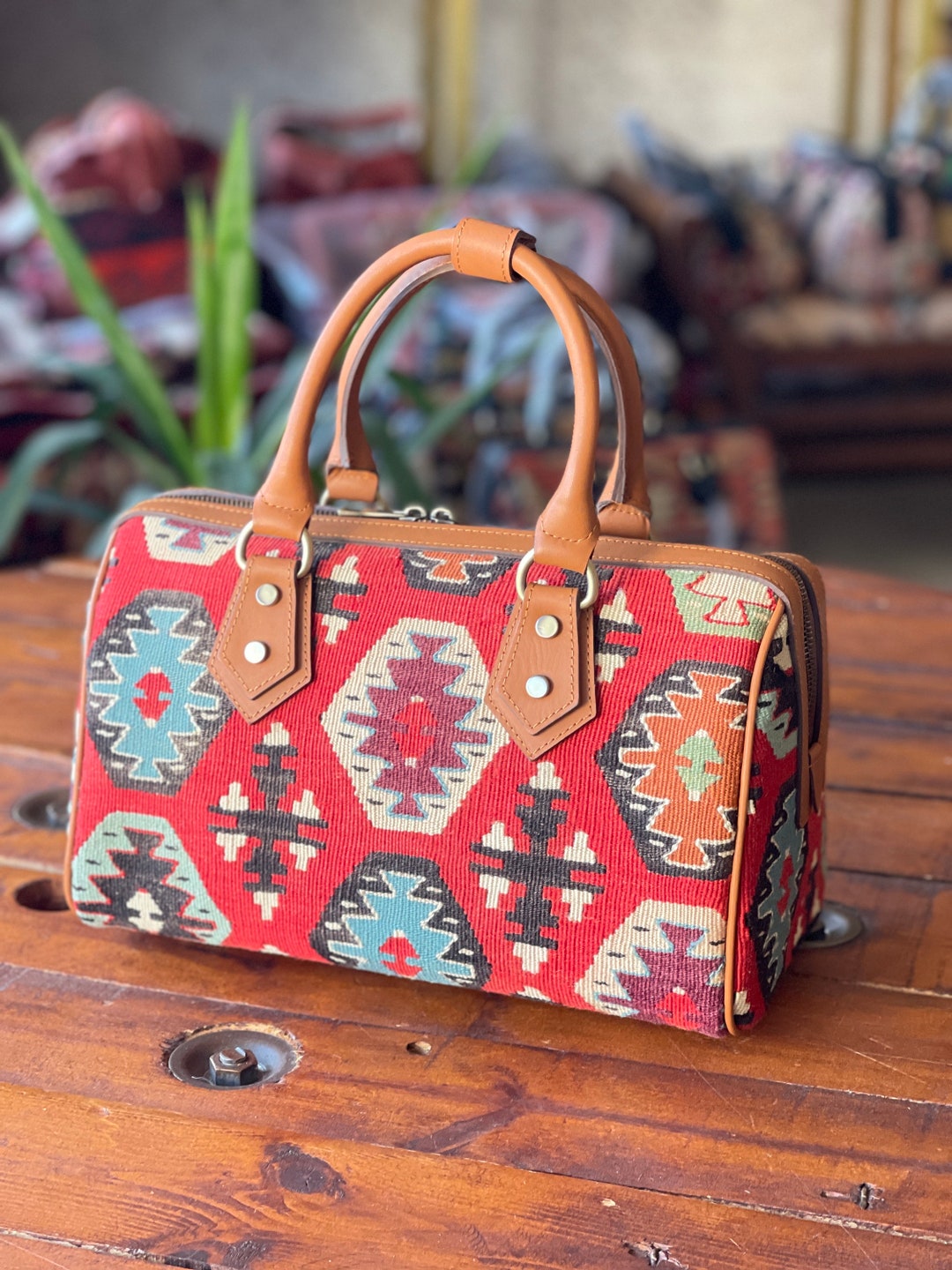 バッグ 80-90s Turkish Woven Kilim Mini Boston il_1080xN.5748597838_l99o.jpg