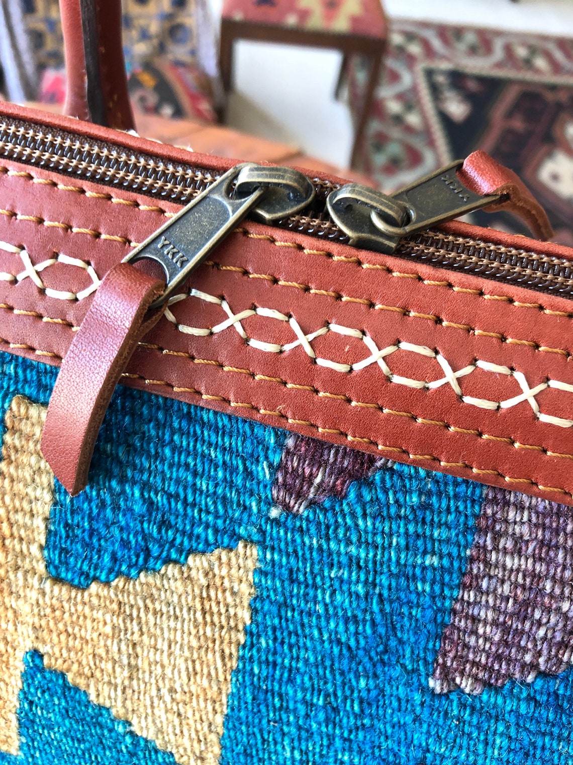 Kilim Travel Bag Kilim Bag Kilim Duffle Bag Old Kilim and Etsy