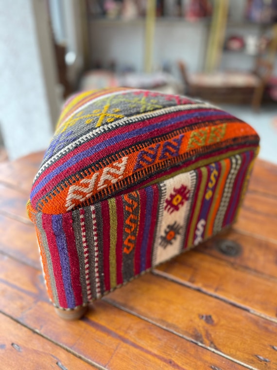 Triangle ottoman sale