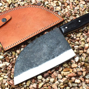 Handmade Serbian Cleaver Knife with Sheath