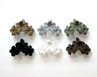 Flower hair clips | hair claw | acrylic hair clip | hair accessories for her