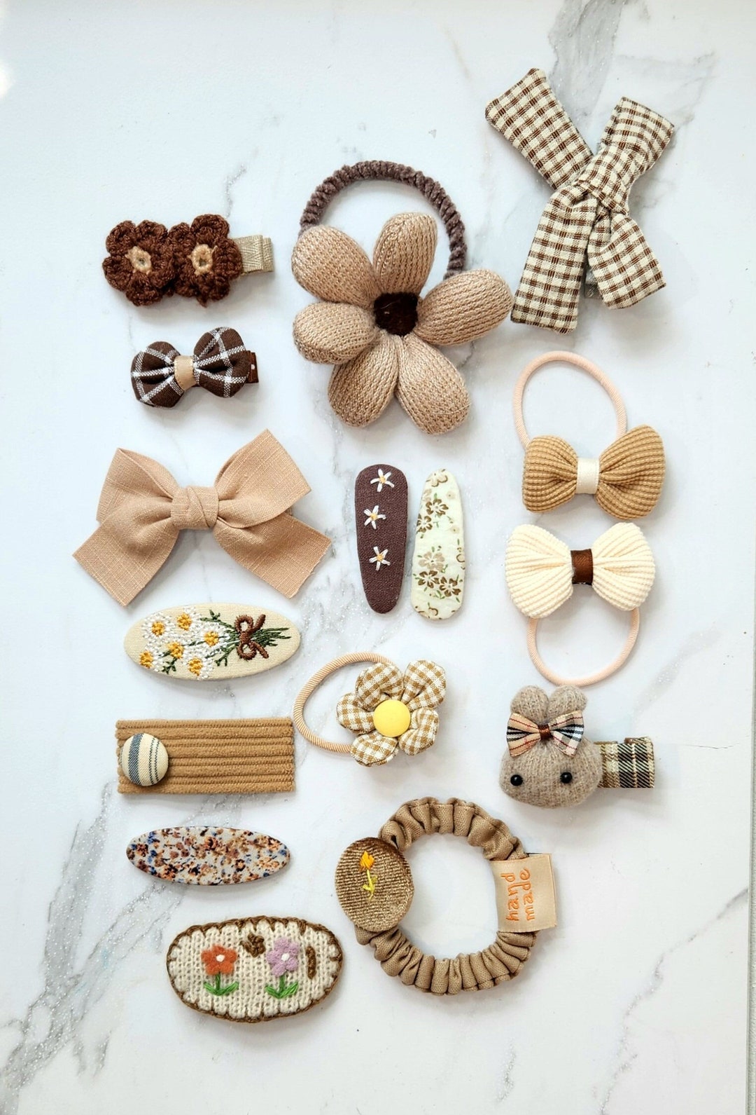 Baby Barrette Toddler Barrette Kids Hair Accessories Handmade Gift for