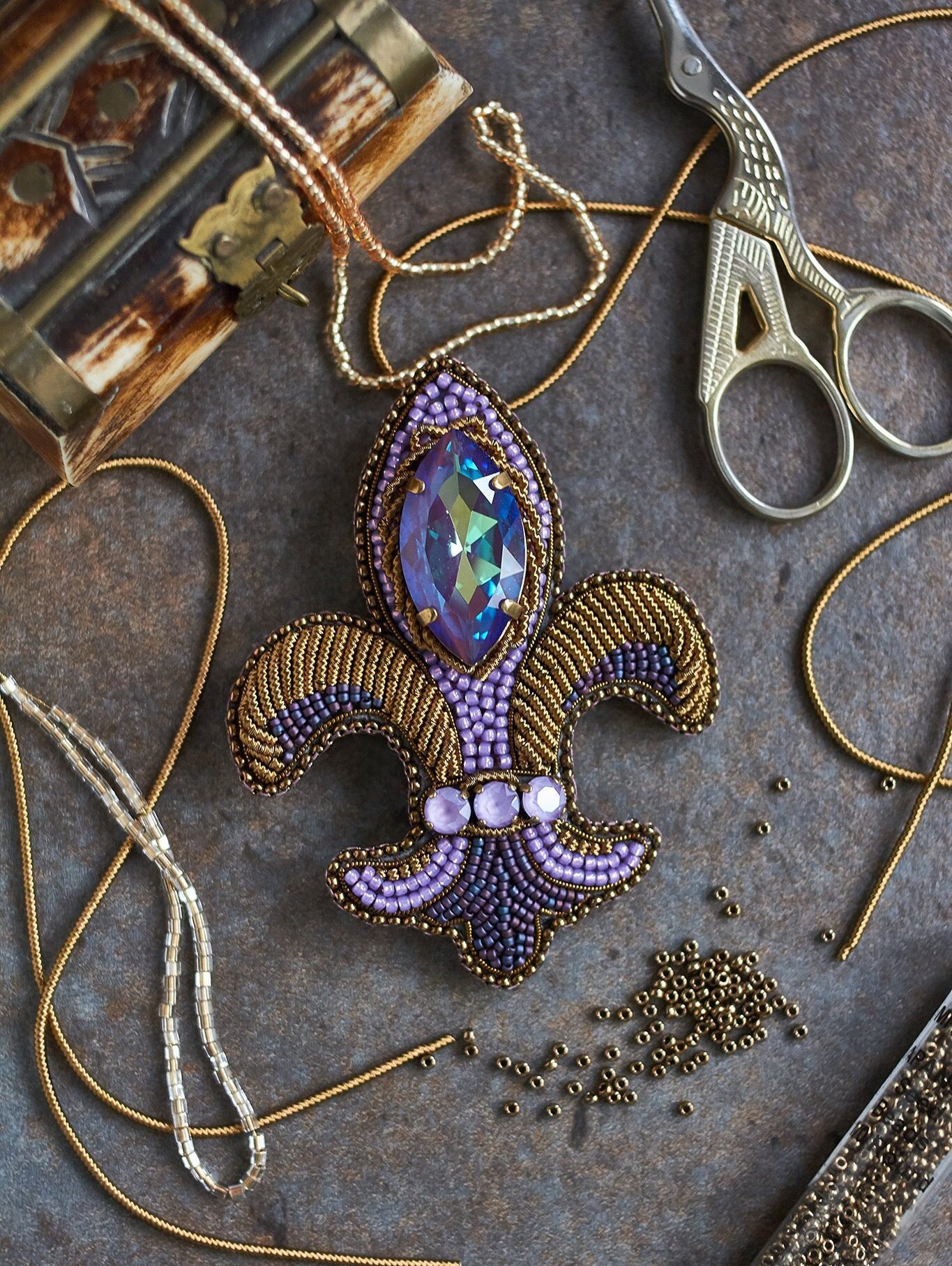 Beautiful handmade brooch!!