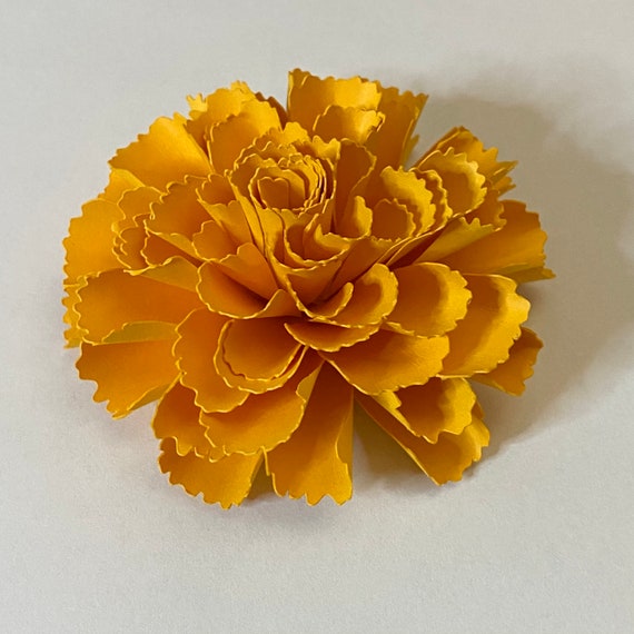 Marigold Flower SVG Cut File / Flor De Muerto / Cempasuchil / - Etsy