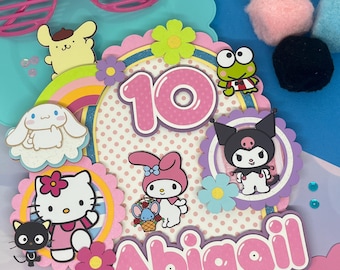 Kitty and Friends Cake Topper