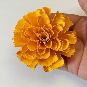 Arquivo de corte SVG de flor de calêndula / Flor de muerto / Cempasuchil / Dia dos Mortos