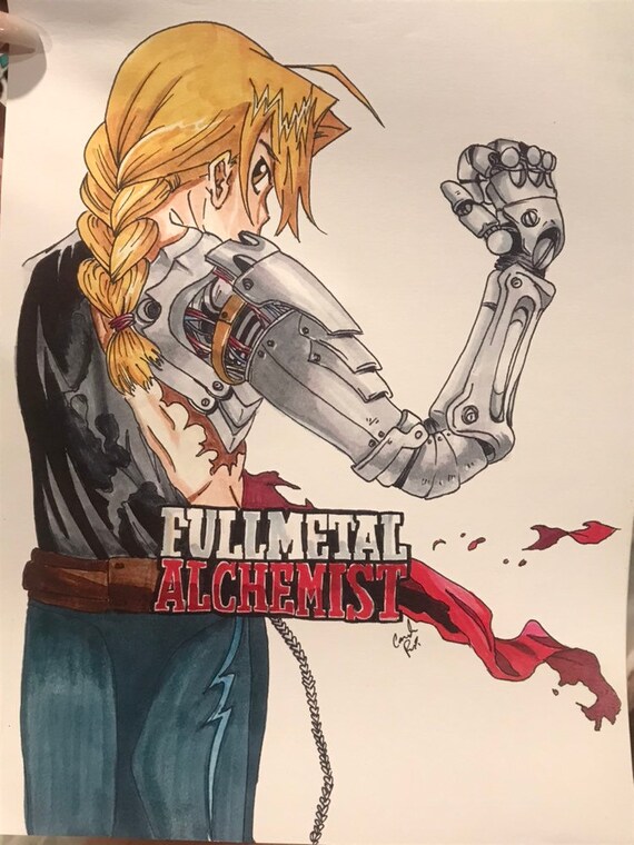 Fullmetal Alchemist Edward Elric Etsy